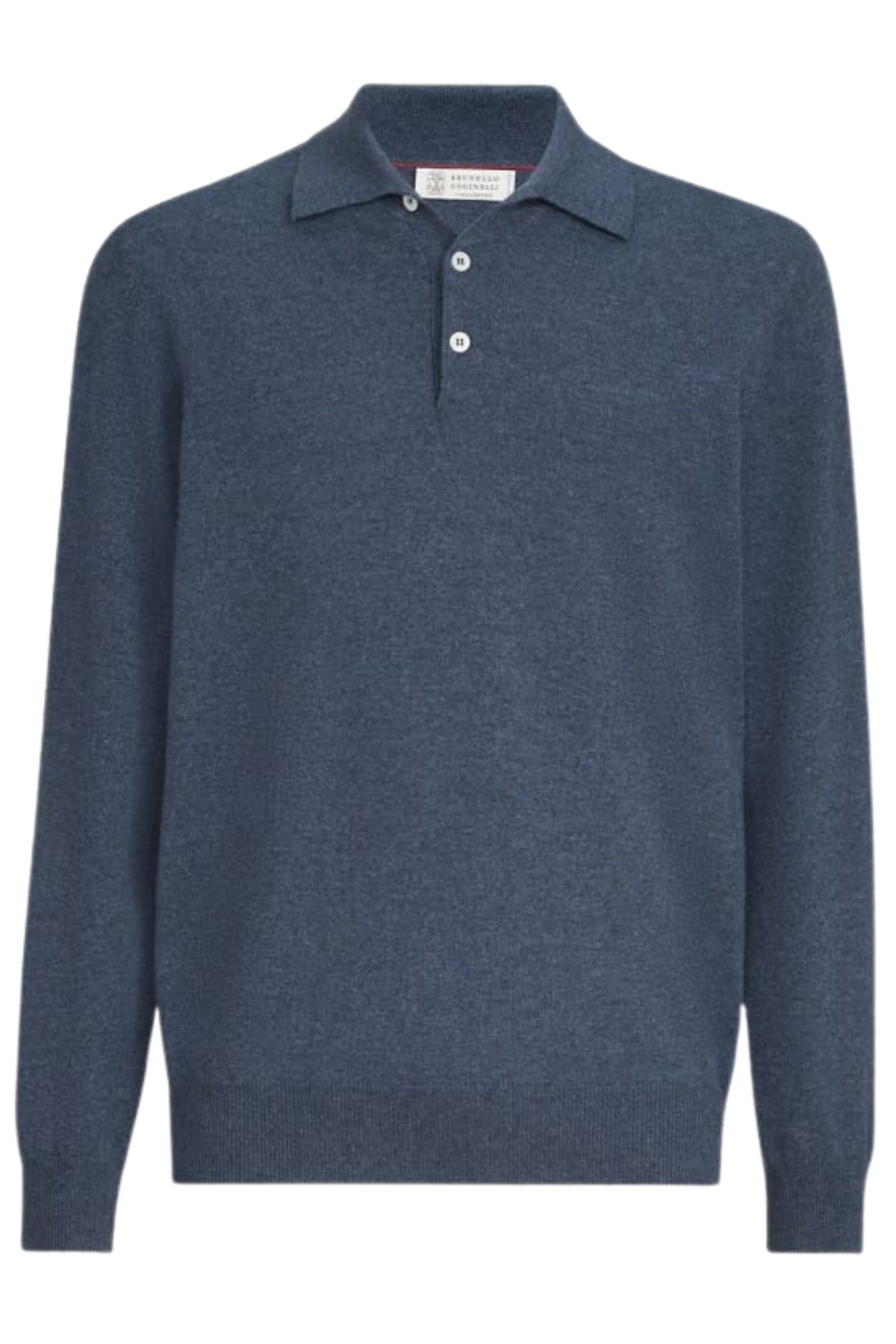 Cashmere Knit Polo Shirt-Brunello Cucinelli-Boyds Philadelphia