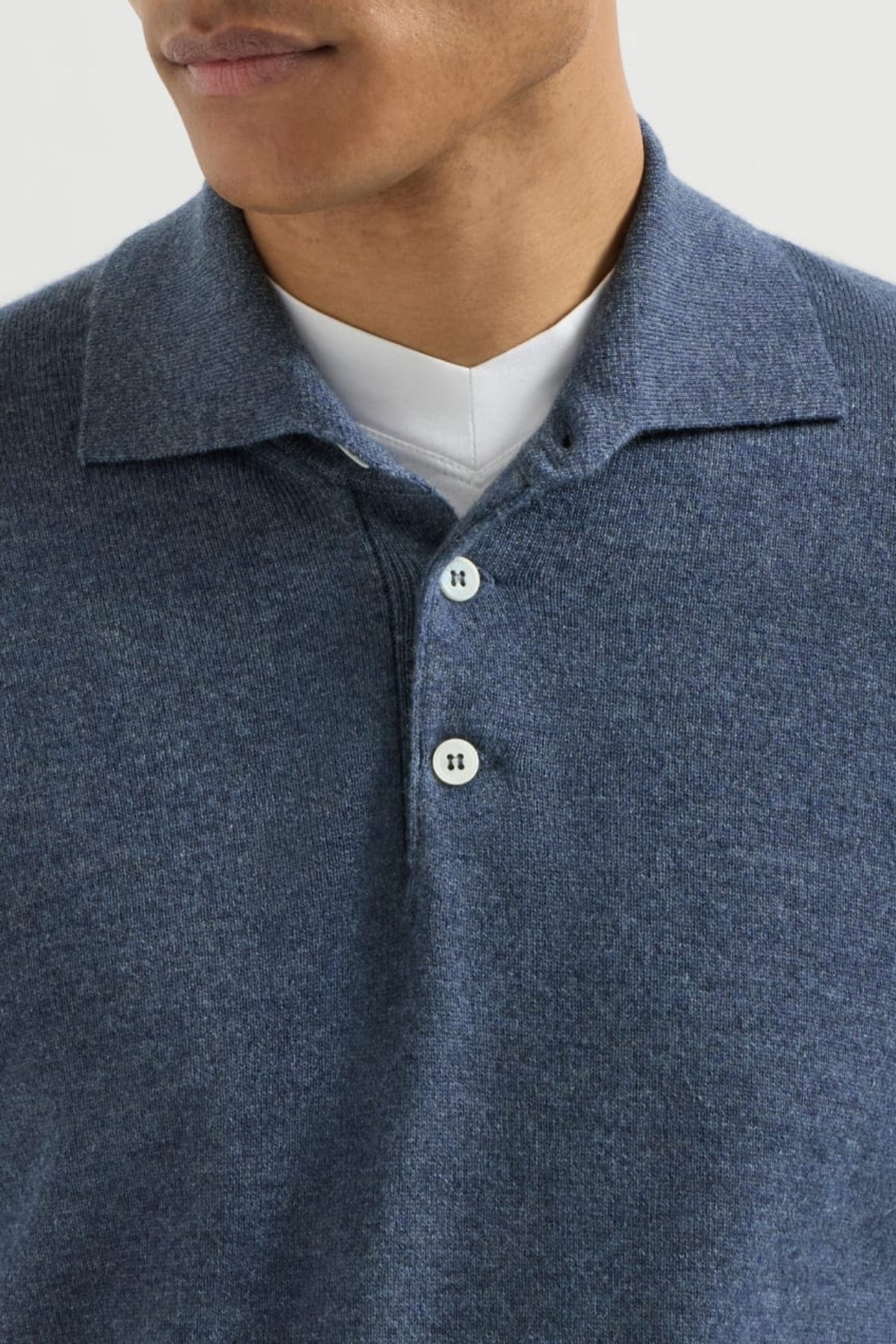 Cashmere Knit Polo Shirt-Brunello Cucinelli-Boyds Philadelphia