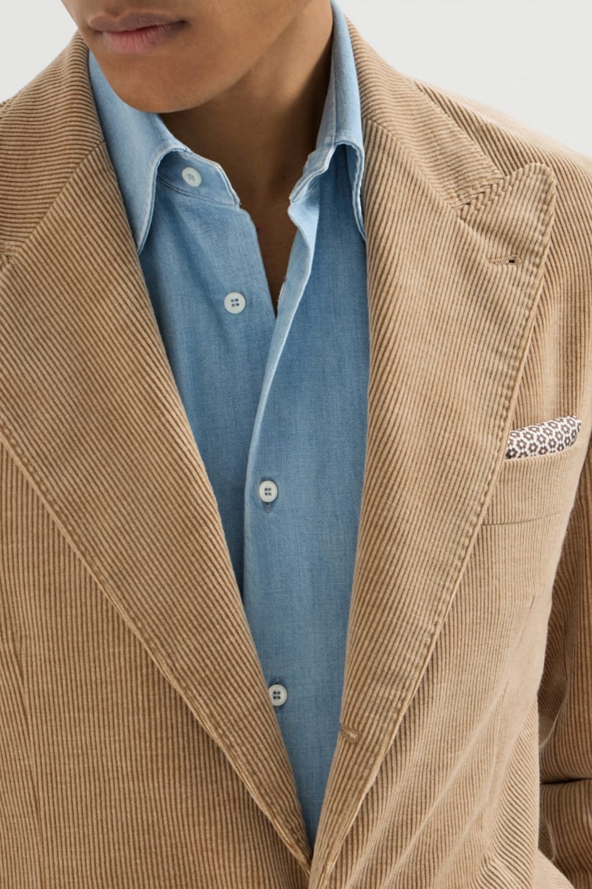 Corduroy Peaked Lapel Blazer-Brunello Cucinelli-Boyds Philadelphia