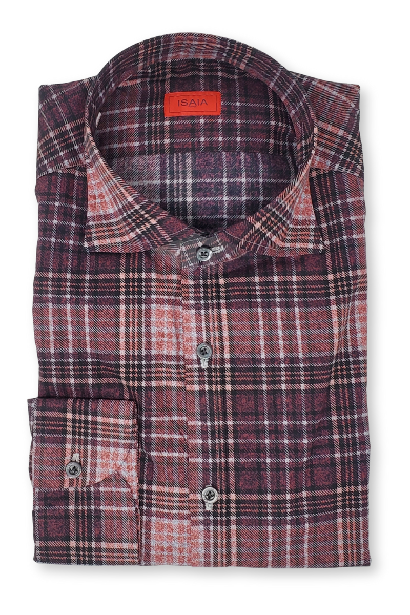 Plaid Shirt-ISAIA-Boyds Philadelphia