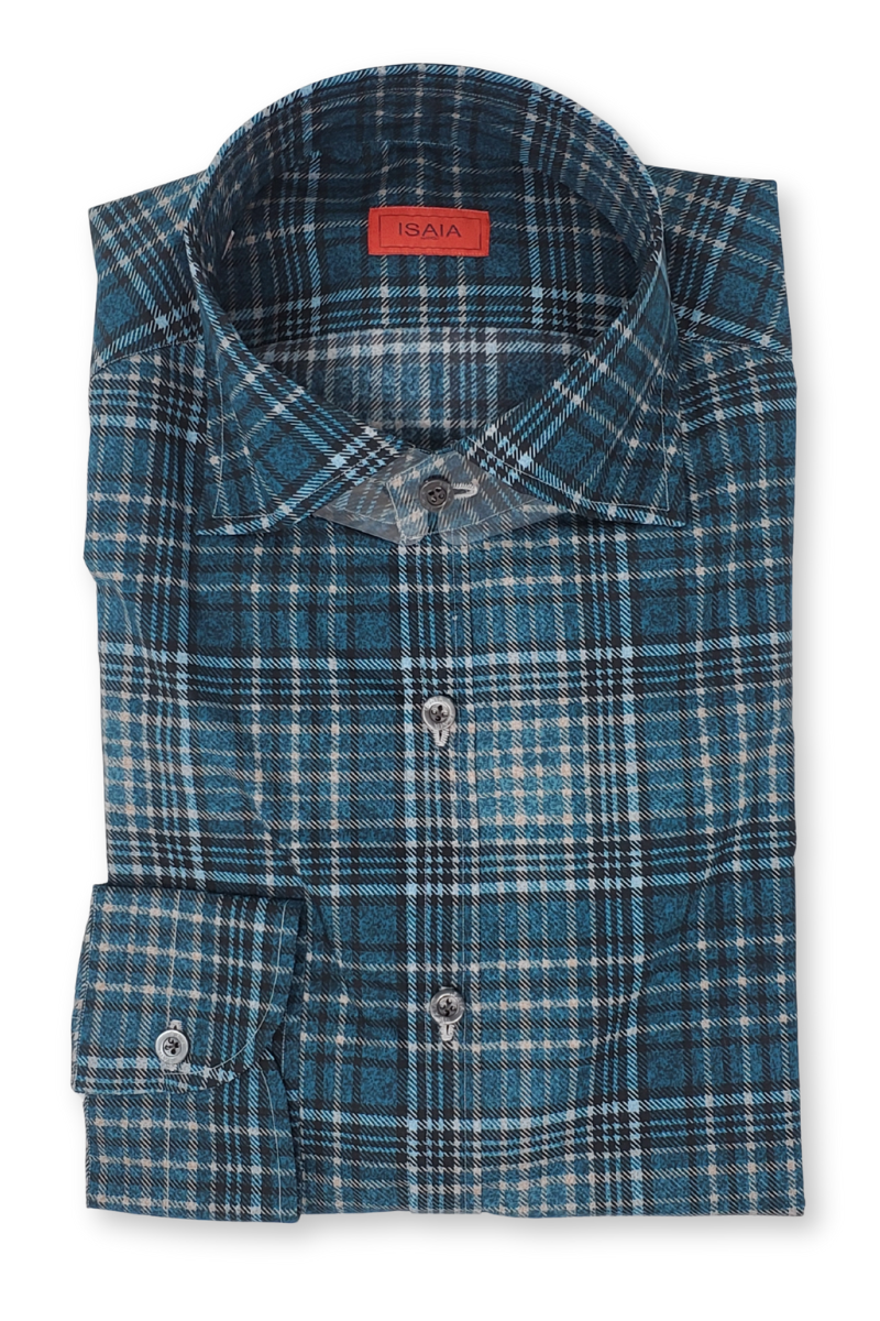 Plaid Shirt-ISAIA-Boyds Philadelphia