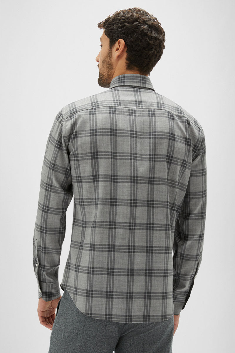 Rainy Day Check Shirt-Maurizio Baldassari-Boyds Philadelphia