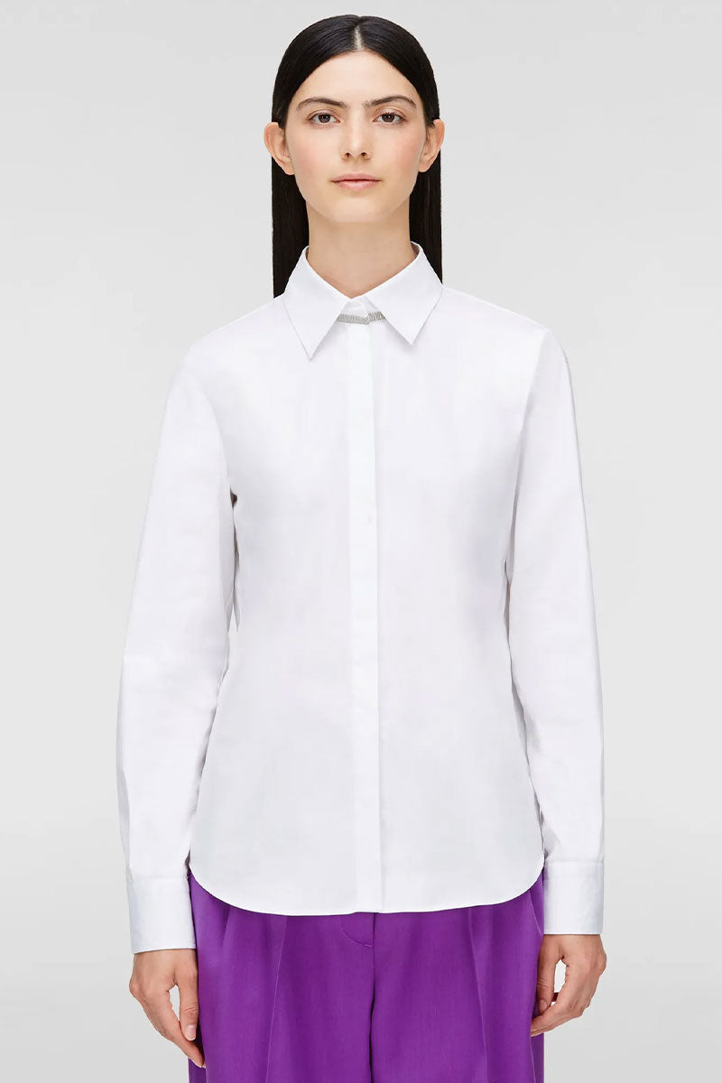 Organic Cotton Poplin Shirt-Fabiana Filippi-Boyds Philadelphia