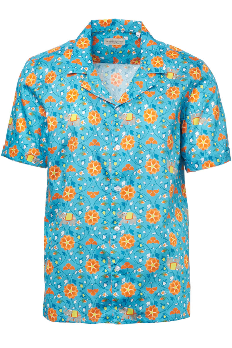 Floral Short Sleeve Sportshirt-Pietra Salata-Boyds Philadelphia