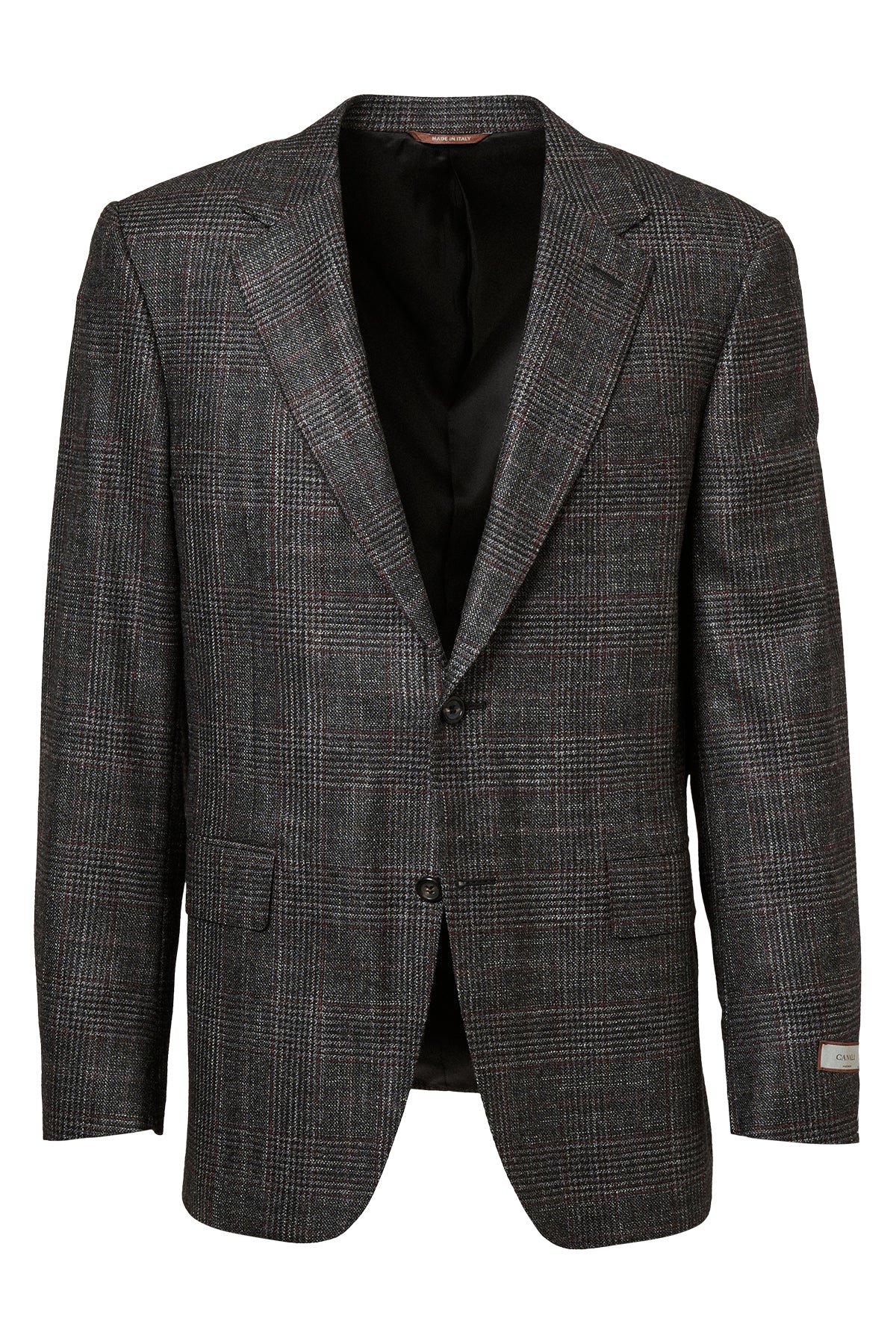 Wool-Silk Plaid Sportcoat-Canali-Boyds Philadelphia