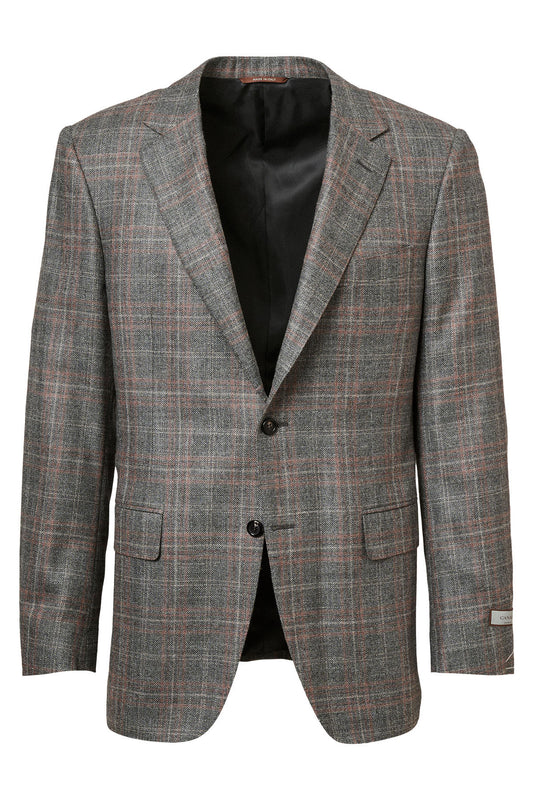 Wool-Silk Plaid Sportcoat-Canali-Boyds Philadelphia