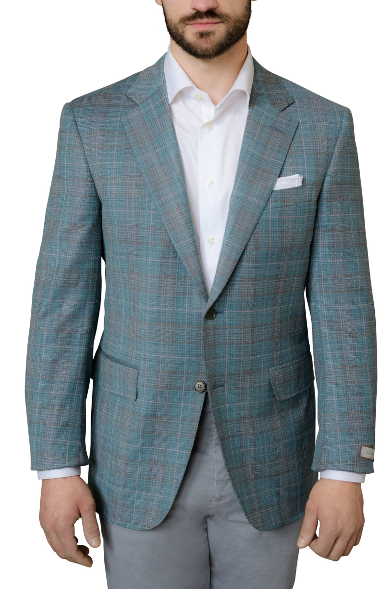 Plaid Sport Jacket-Canali-Boyds Philadelphia