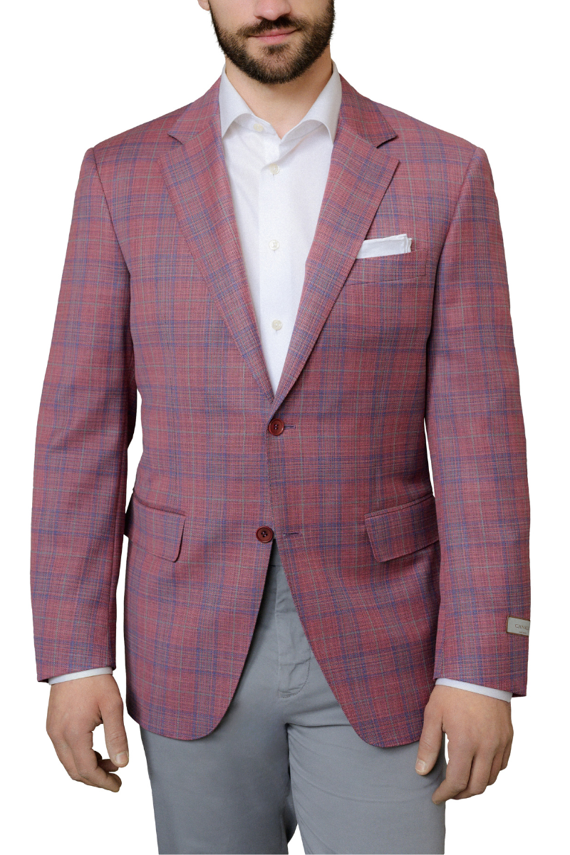 Plaid Sport Jacket-Canali-Boyds Philadelphia