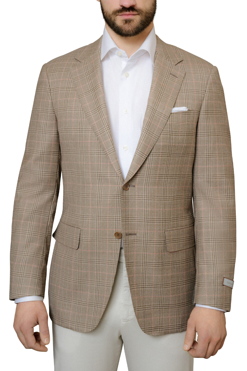 Plaid Sport Jacket-Canali-Boyds Philadelphia