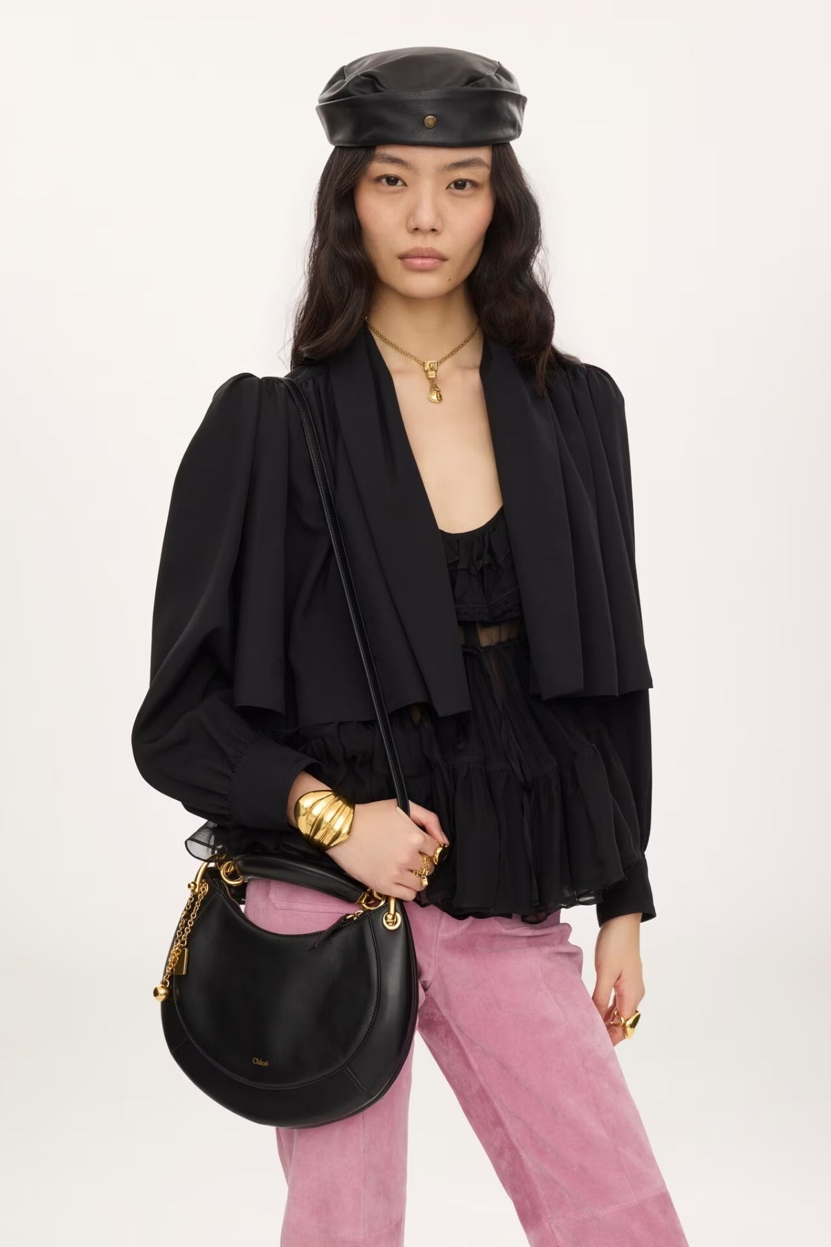 Small Banana Zipped Hobo Bag-Chloé-Boyds Philadelphia