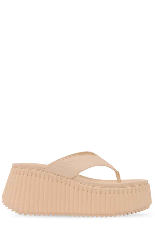 Nama Wedge Slides-Chloé-Boyds Philadelphia