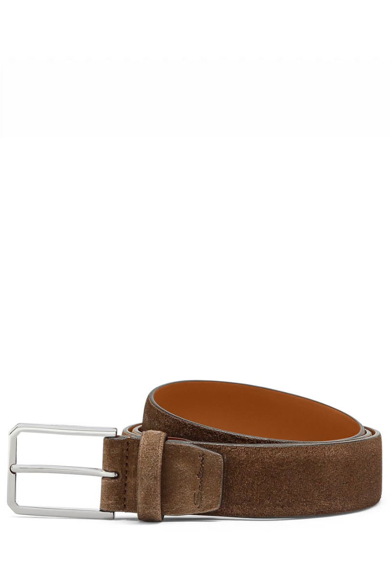 Suede Belt-Santoni-Boyds Philadelphia