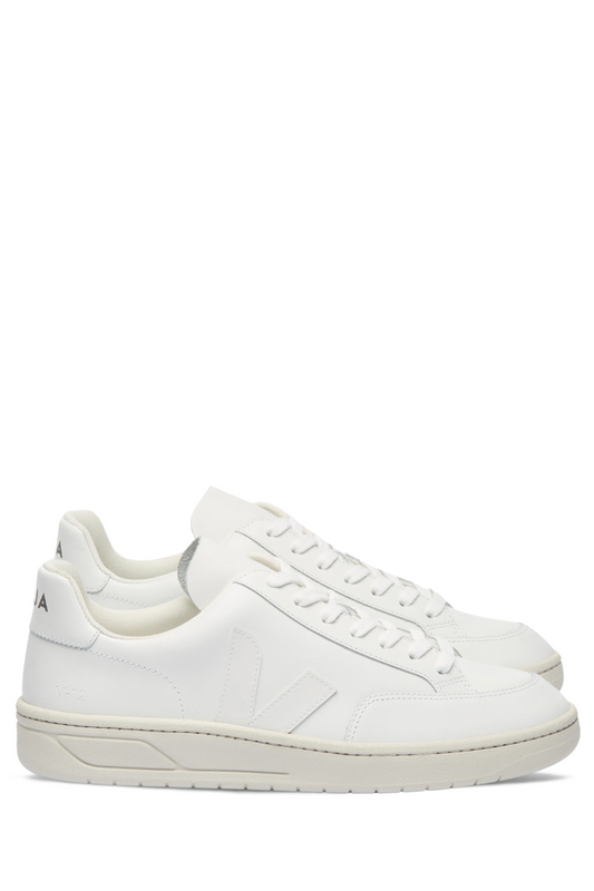 Mens V-12 Leather Sneakers-VEJA-Boyds Philadelphia