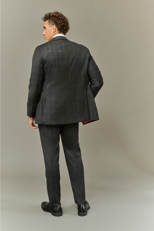 Charcoal Plaid Suit-Gerald-Boyds Philadelphia