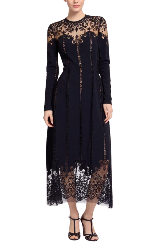 Cady & Lace Midi Dress-ELIE SAAB-Boyds Philadelphia