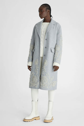 Embroidered Coat-Ermanno Scervino-Boyds Philadelphia