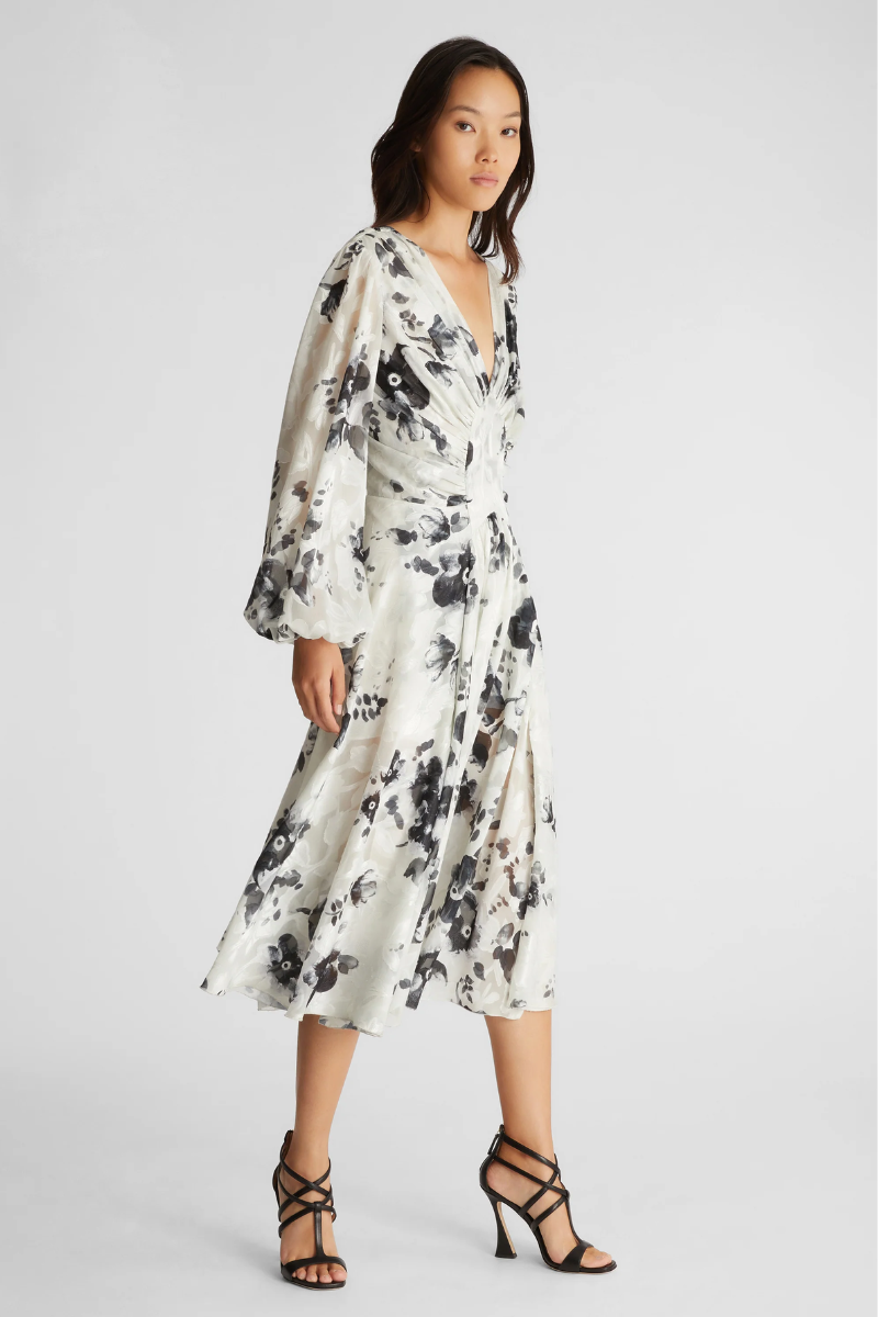 Floral Print Dress-Ermanno Scervino-Boyds Philadelphia