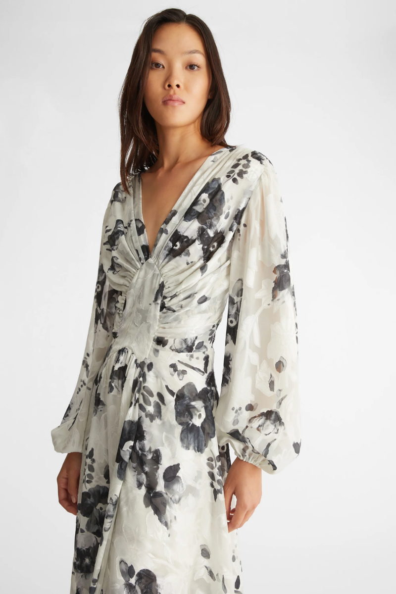 Floral Print Dress-Ermanno Scervino-Boyds Philadelphia