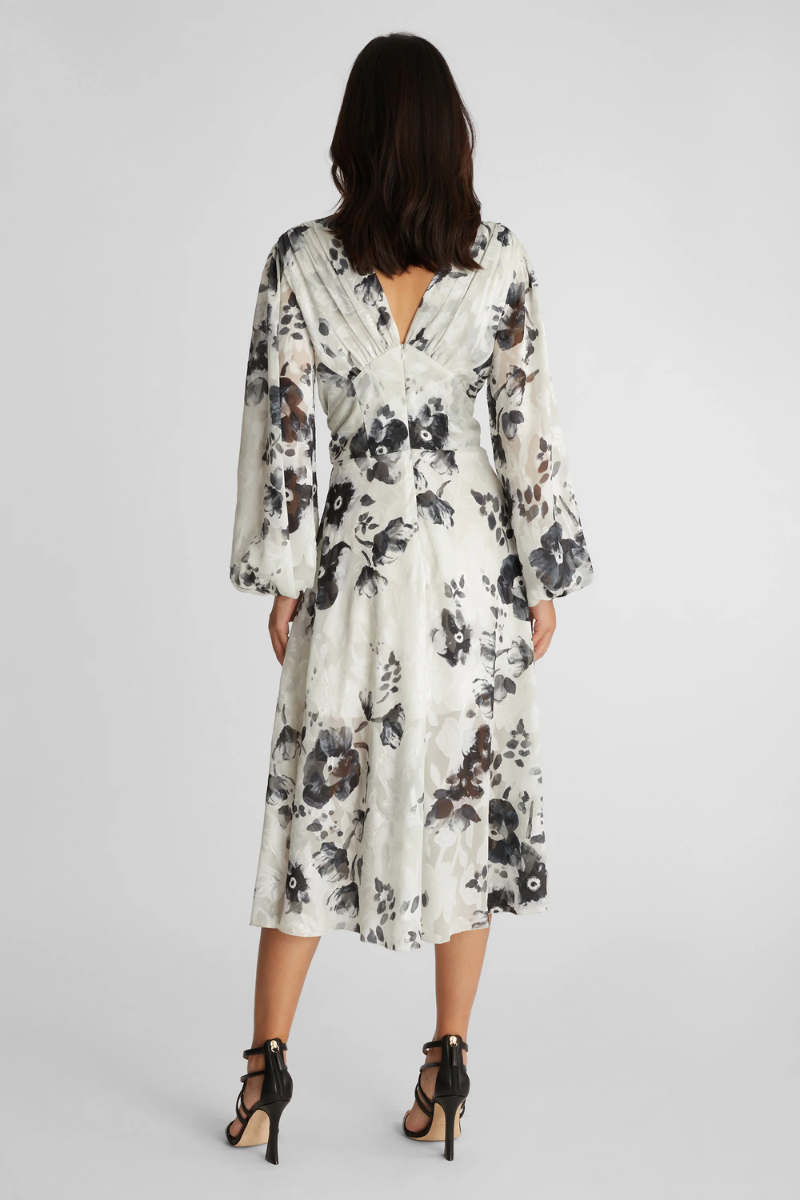 Floral Print Dress-Ermanno Scervino-Boyds Philadelphia