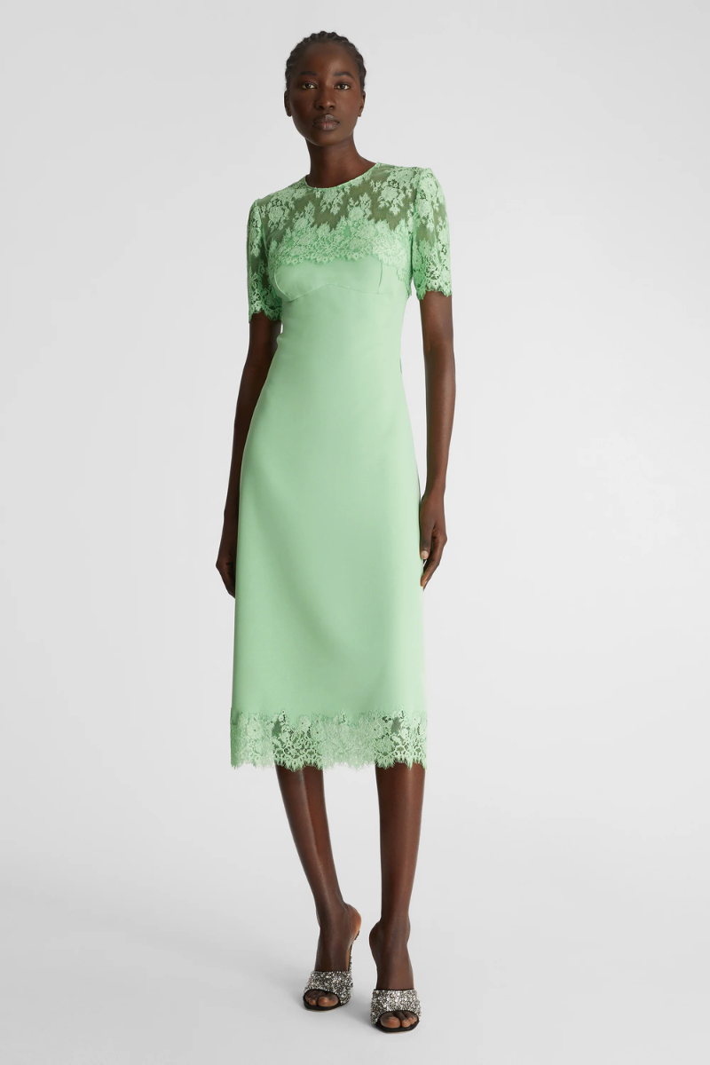 Lace Midi Dress-Ermanno Scervino-Boyds Philadelphia