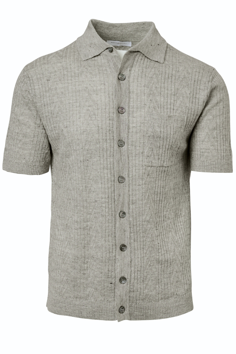 Textured Knit Shirt-Daniele Fiesoli-Boyds Philadelphia