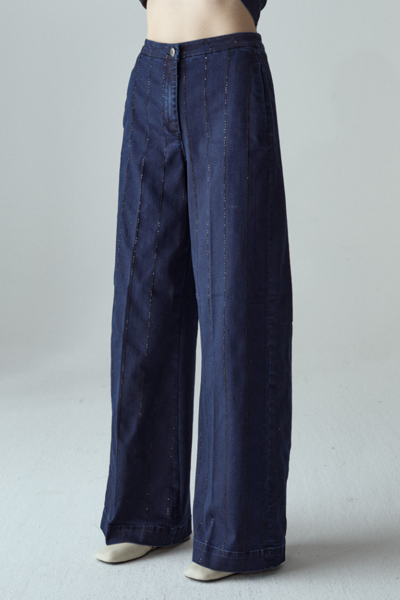 Sequin Stripe Jeans-Shaft-Boyds Philadelphia