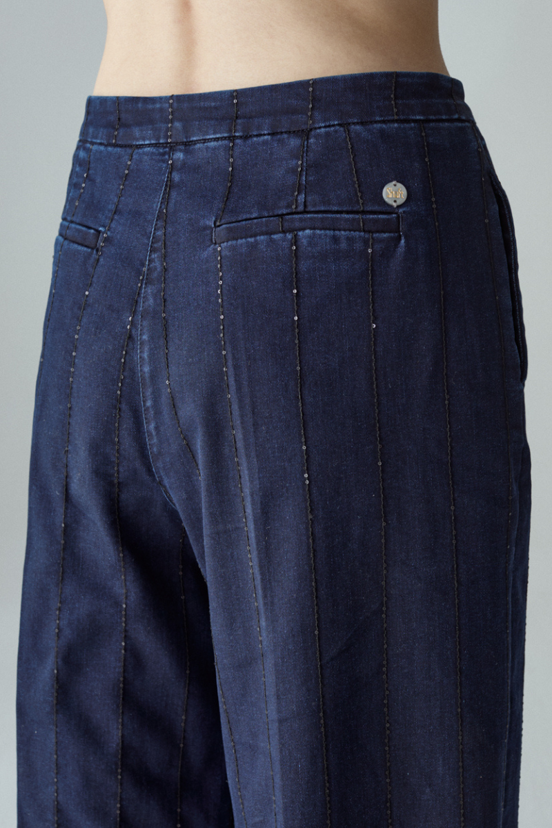 Sequin Stripe Jeans-Shaft-Boyds Philadelphia