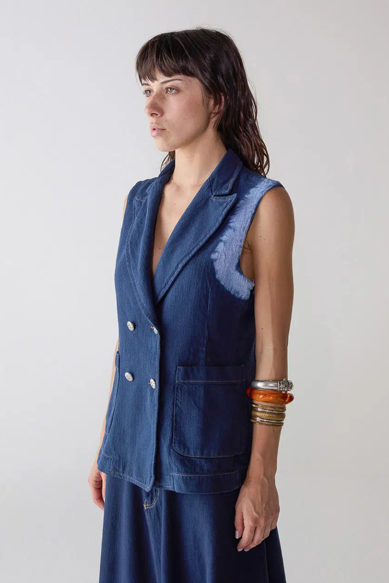 Tie Dye Gilet Blazer-Shaft-Boyds Philadelphia