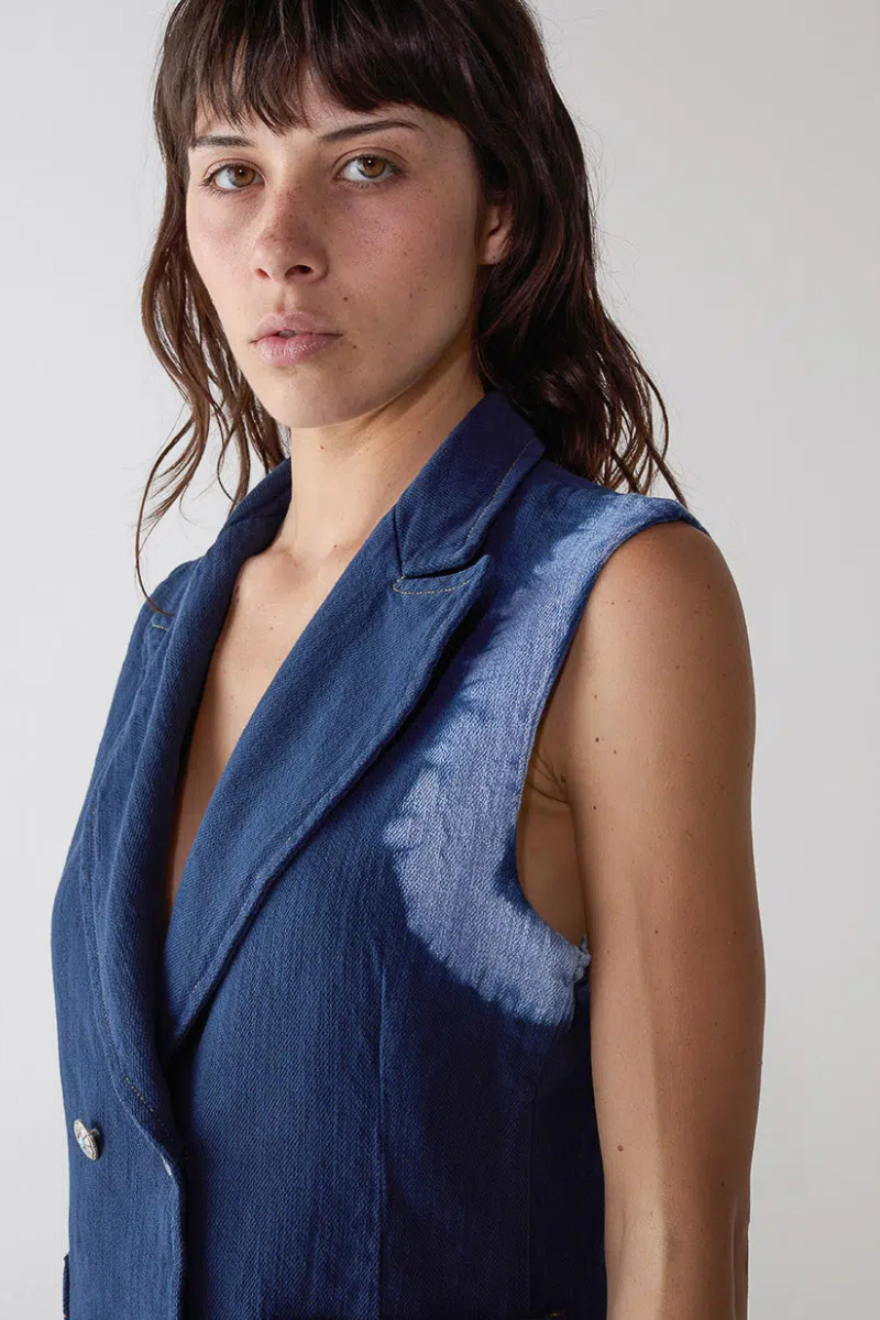 Tie Dye Gilet Blazer-Shaft-Boyds Philadelphia