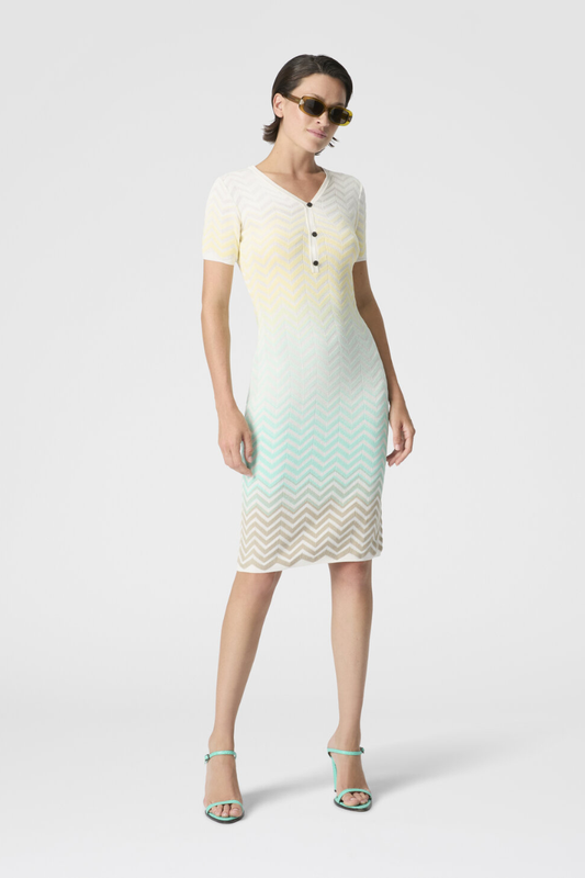 Chevron Dégradé Midi Dress-Missoni-Boyds Philadelphia