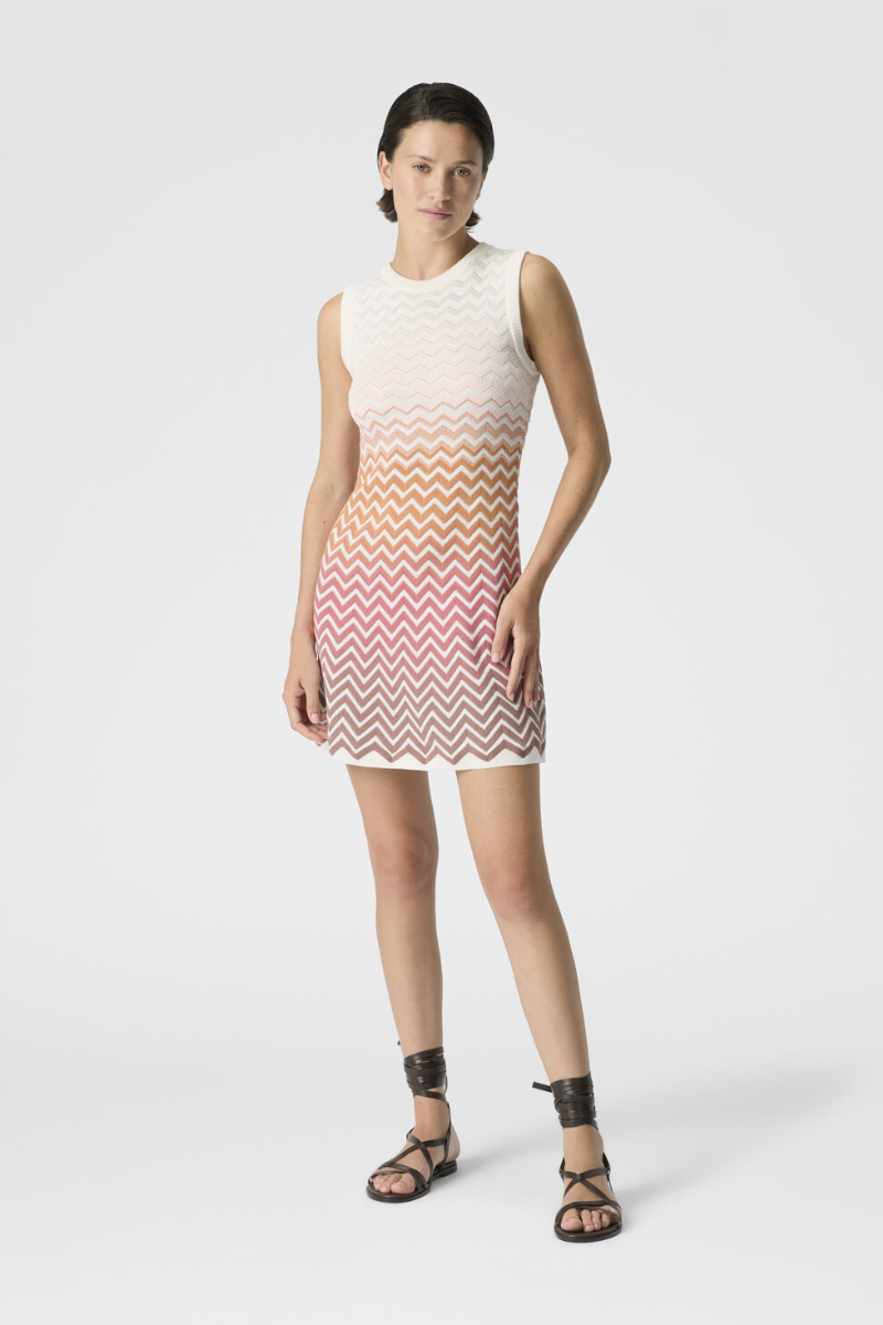 Chevron Dégradé Mini Dress-Missoni-Boyds Philadelphia