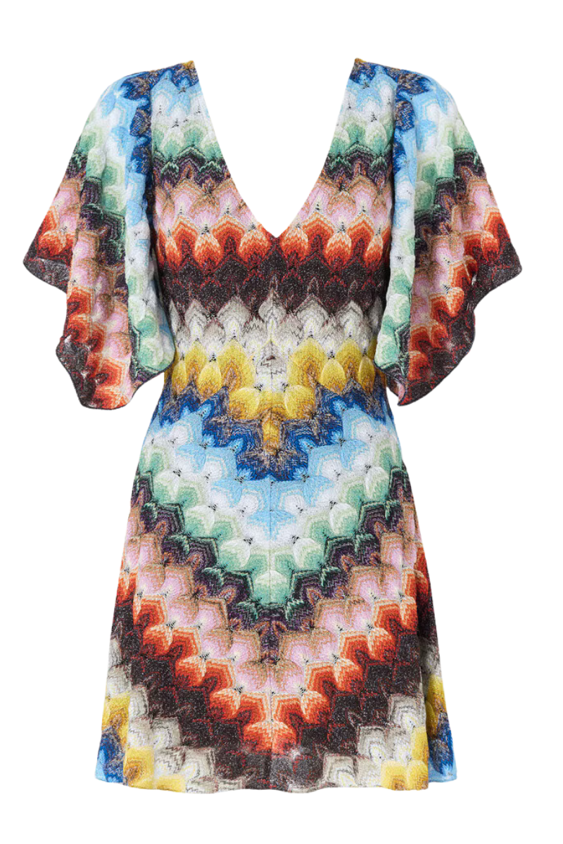 Lamé Raschel Lace Dress-Missoni-Boyds Philadelphia