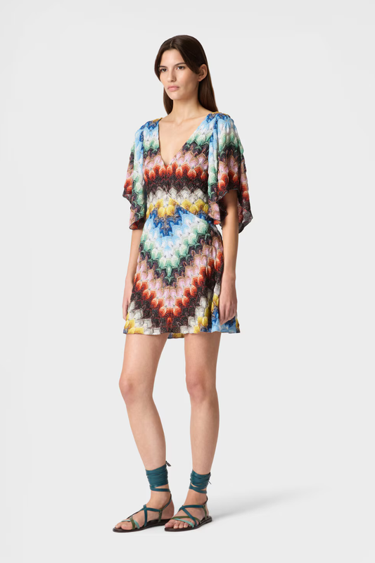 Lamé Raschel Lace Dress-Missoni-Boyds Philadelphia
