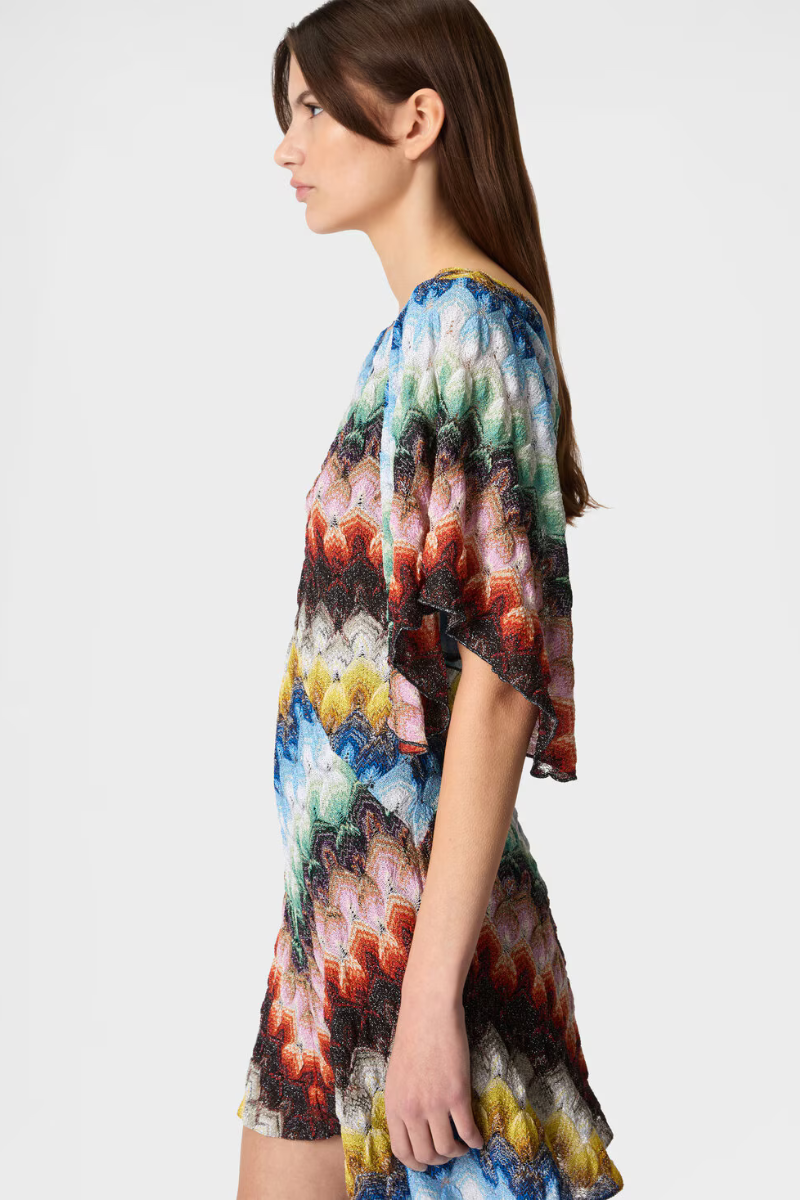 Lamé Raschel Lace Dress-Missoni-Boyds Philadelphia