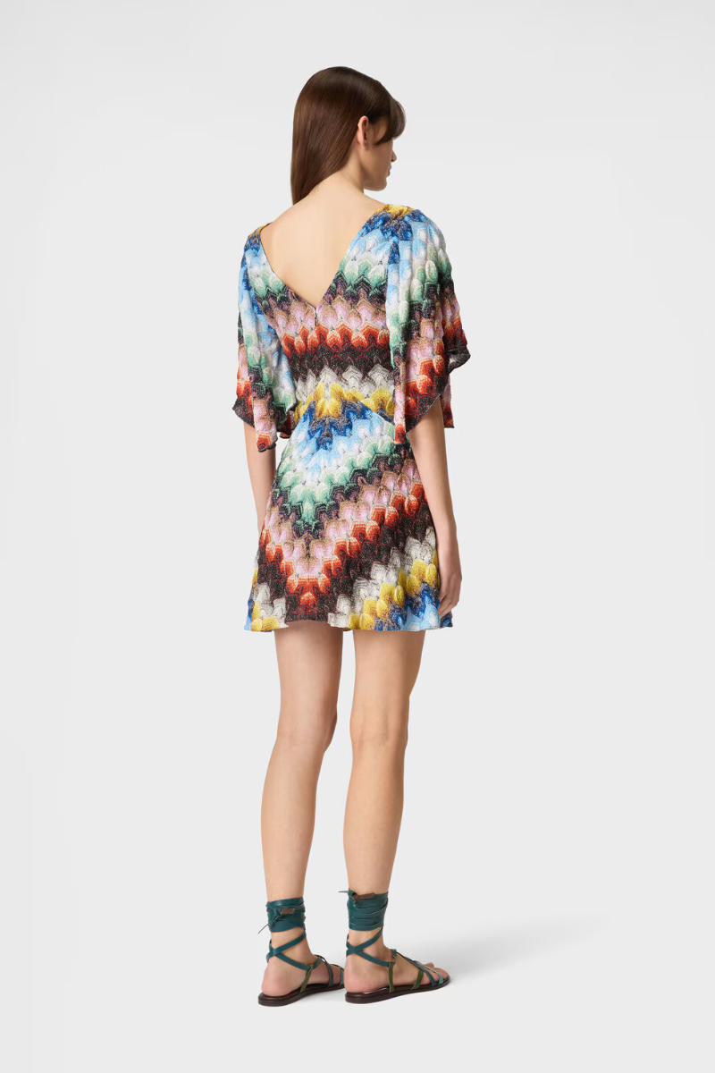 Lamé Raschel Lace Dress-Missoni-Boyds Philadelphia