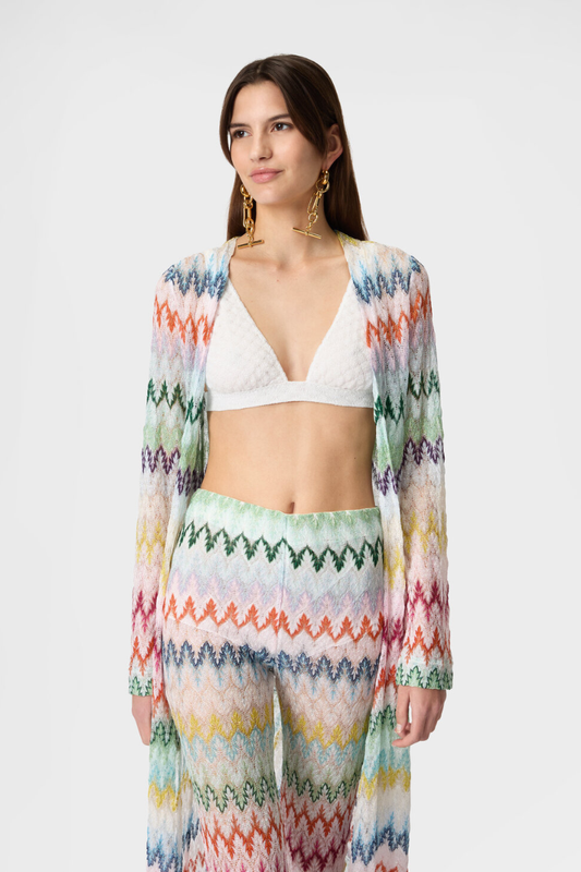 Long Zig Zag Lace Cardigan-Missoni-Boyds Philadelphia