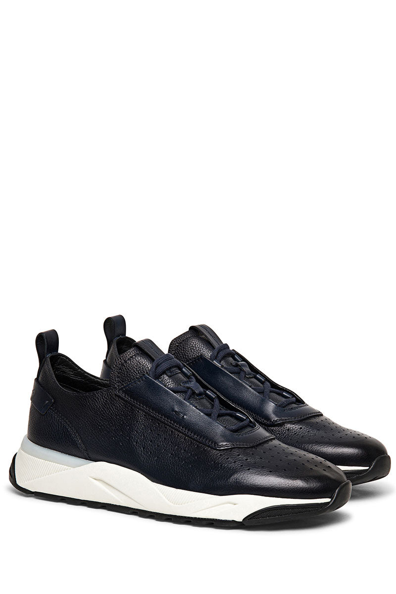 Dupe Leather Sneaker-Santoni-Boyds Philadelphia