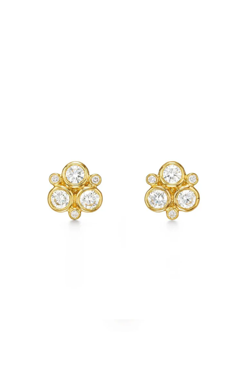 Diamond Trio Earrings-Temple St. Clair-Boyds Philadelphia