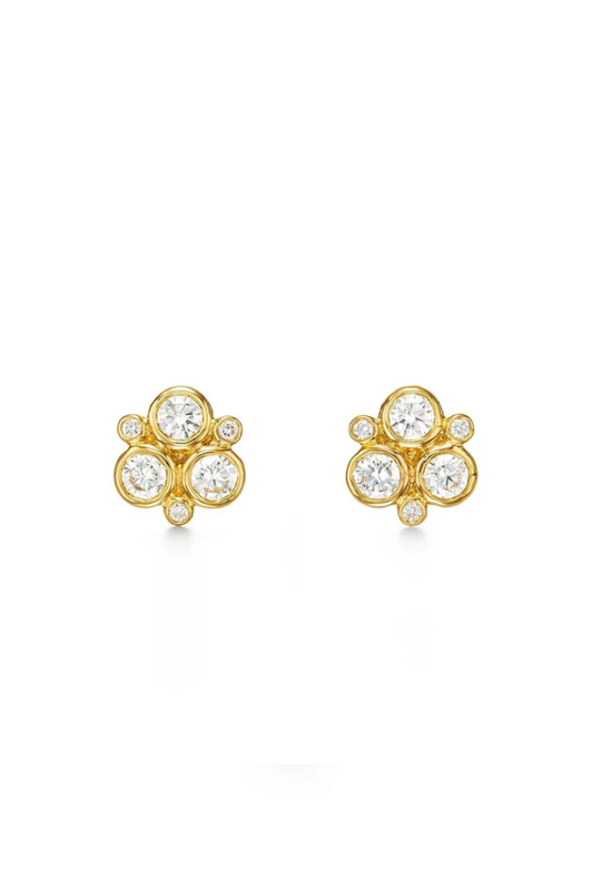 Diamond Trio Earrings-Temple St. Clair-Boyds Philadelphia