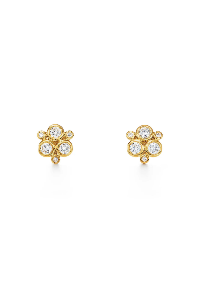 Classic Diamond Trio Earrings-Temple St. Clair-Boyds Philadelphia