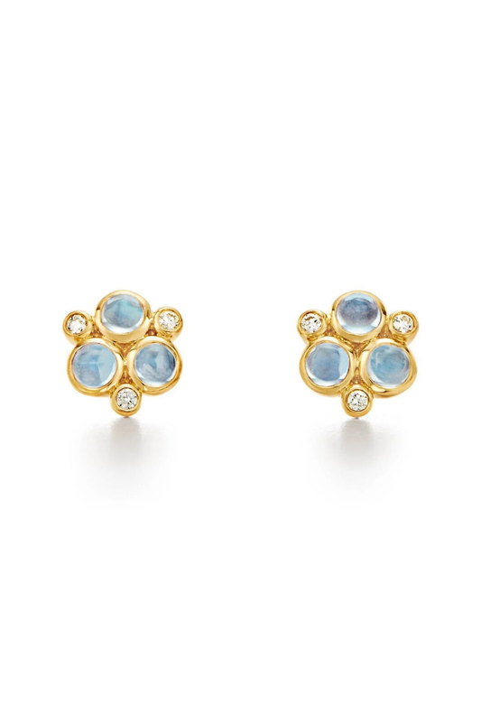 Blue Moonstone Trio Earrings-Temple St. Clair-Boyds Philadelphia