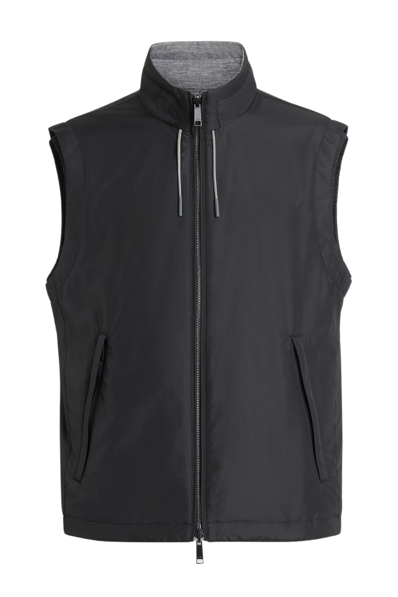 Microfiber Reversible Brezza Vest-Zegna-Boyds Philadelphia