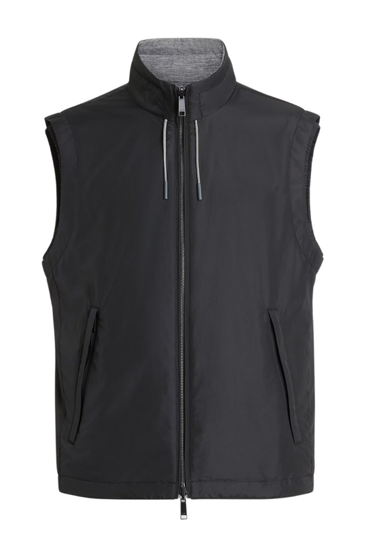 Microfiber Reversible Brezza Vest-Zegna-Boyds Philadelphia