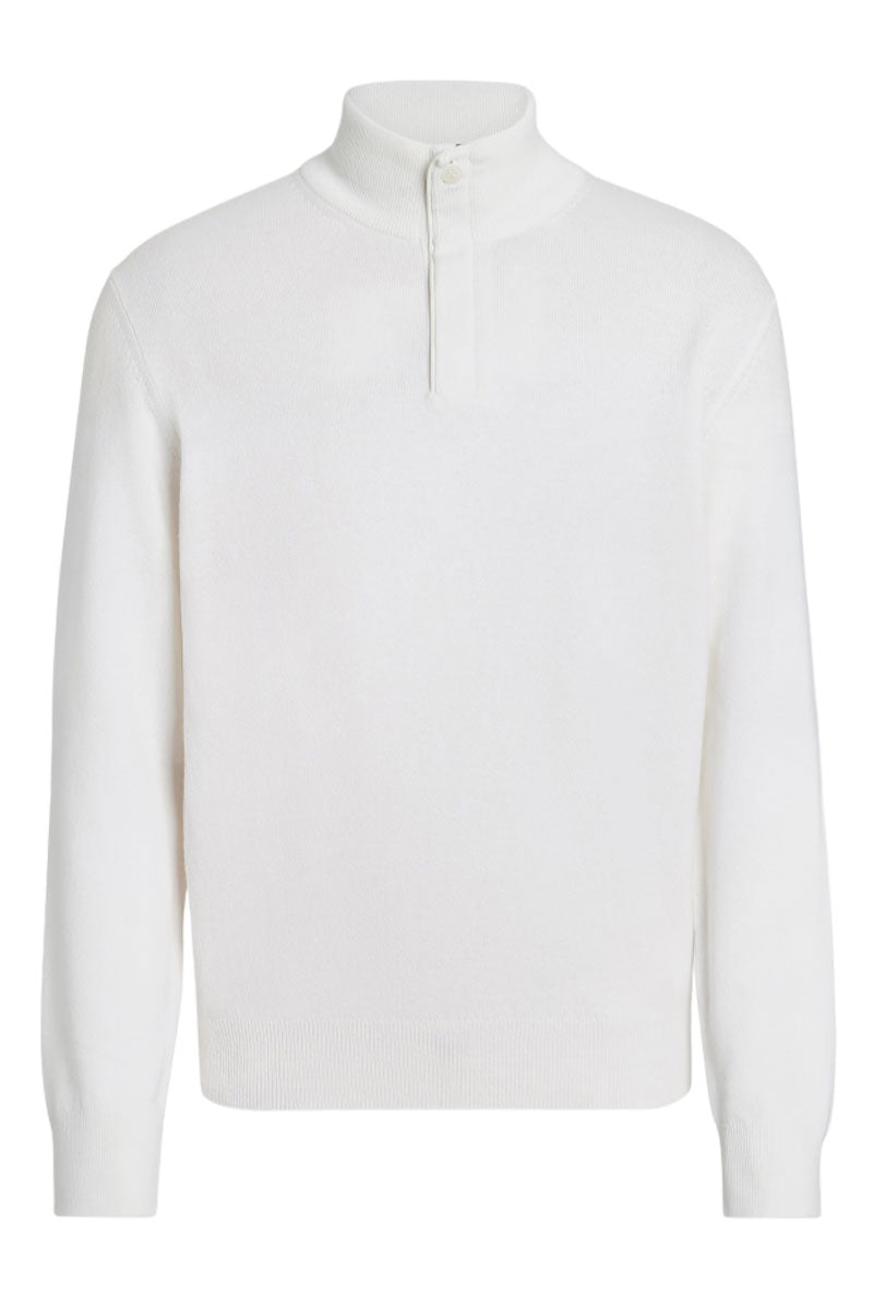 Oasi Cashmere Zip Mock Sweater-Zegna-Boyds Philadelphia