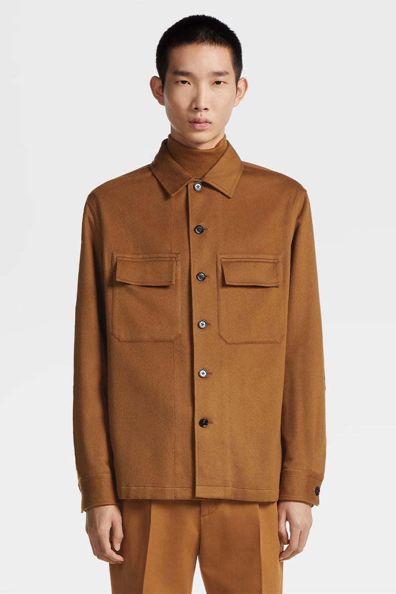 Oasi Cashmere Overshirt-Zegna-Boyds Philadelphia