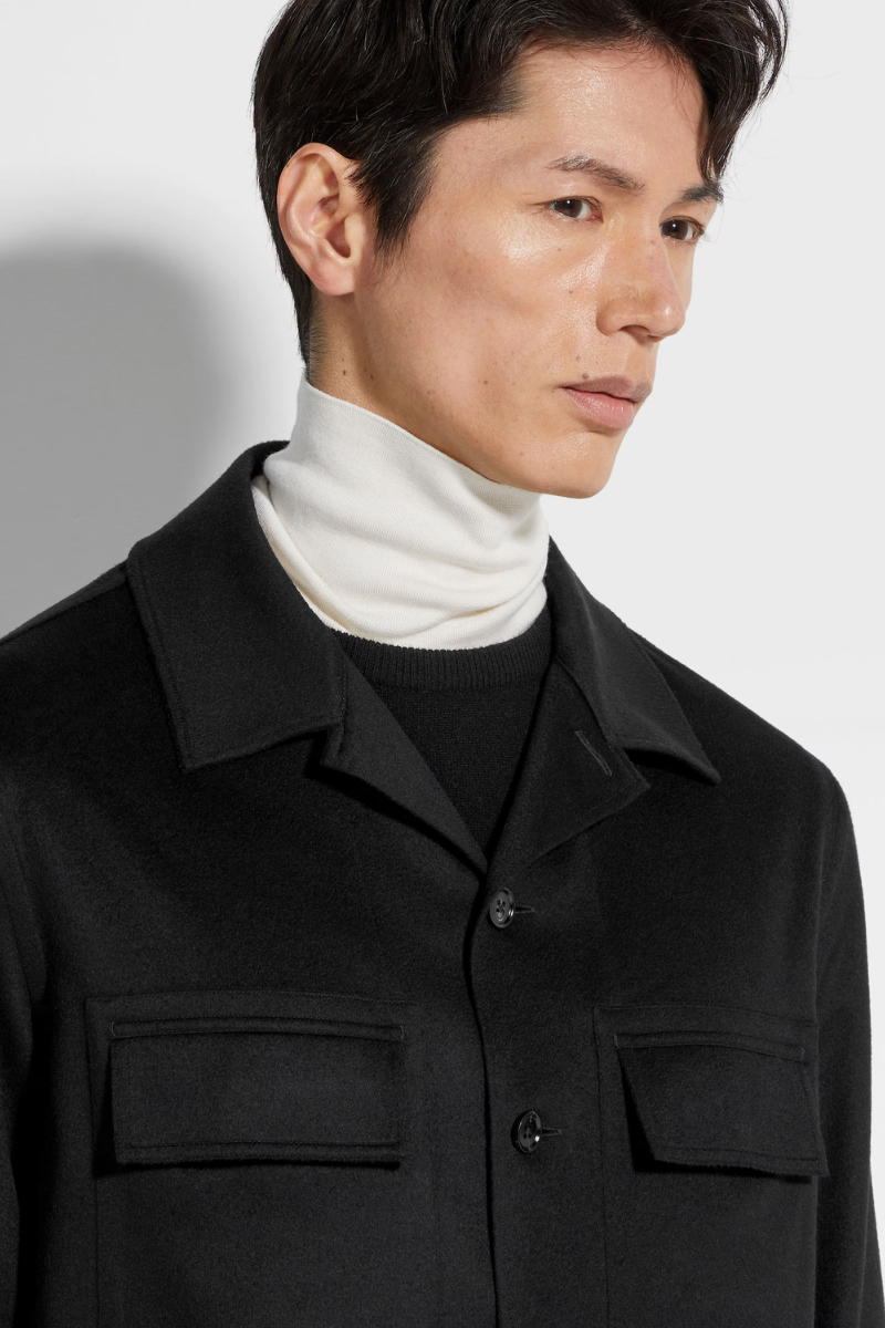 Oasi Cashmere Alba Overshirt-Zegna-Boyds Philadelphia