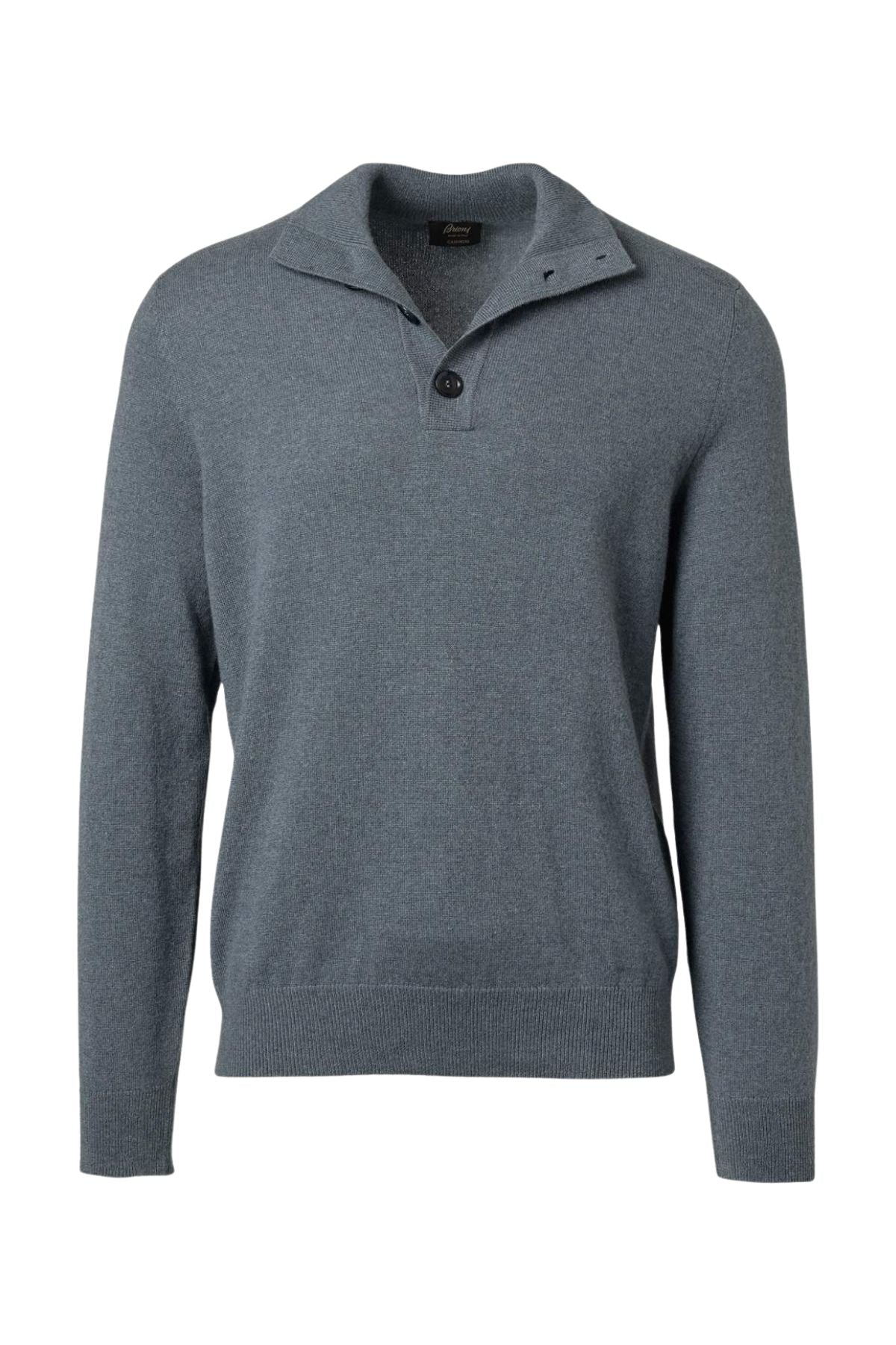 Brioni L/S Half Button Knit-Brioni-Boyds Philadelphia