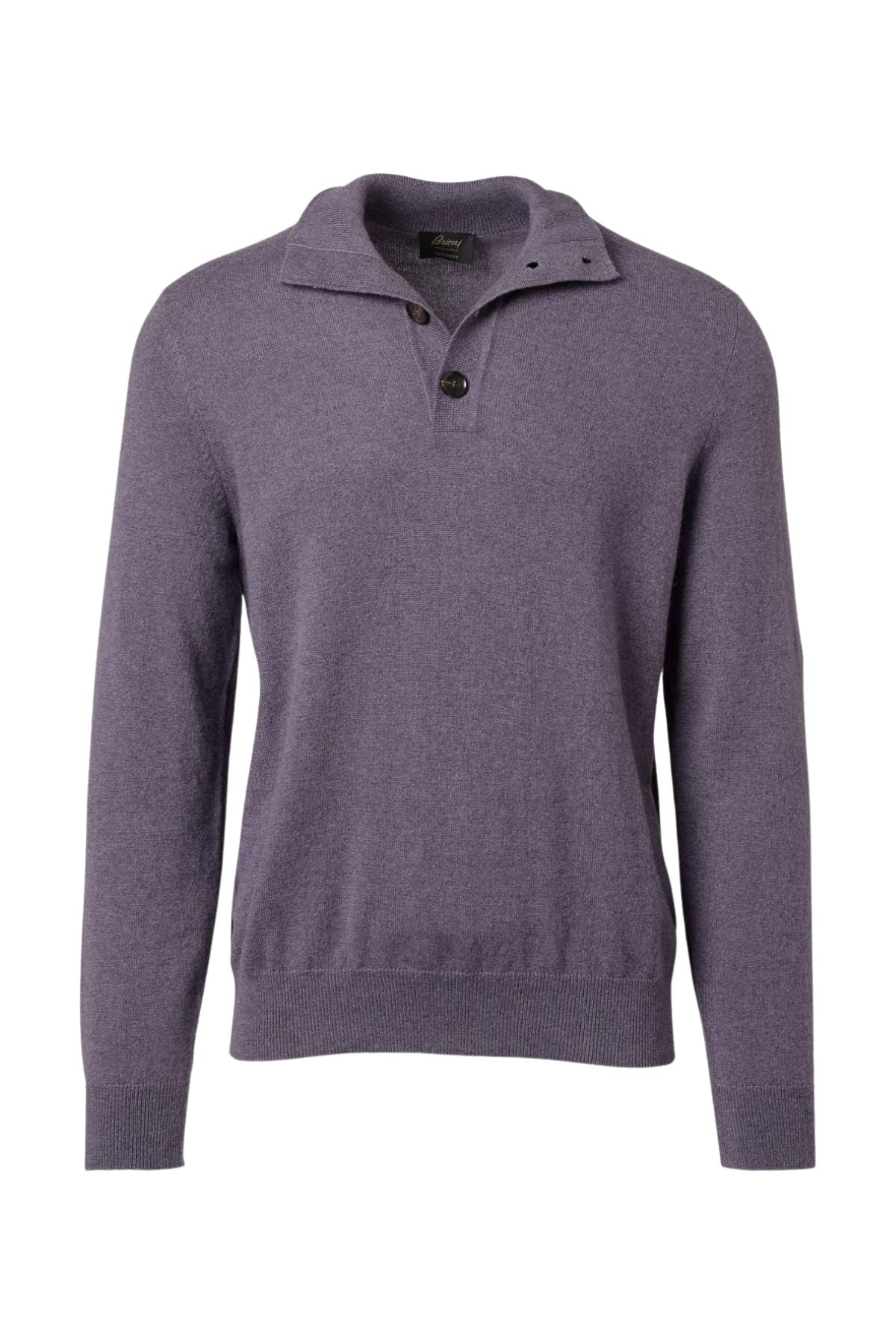 Brioni L/S Half Button Knit-Brioni-Boyds Philadelphia
