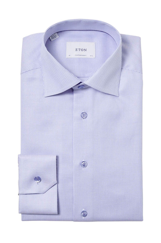 Light blue Semi Solid Signature Twill Shirt-Eton-Boyds Philadelphia