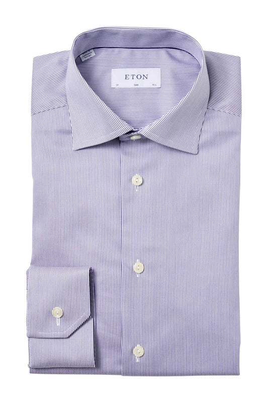 Fine Striped Signature Twill Shirt-Eton-Boyds Philadelphia